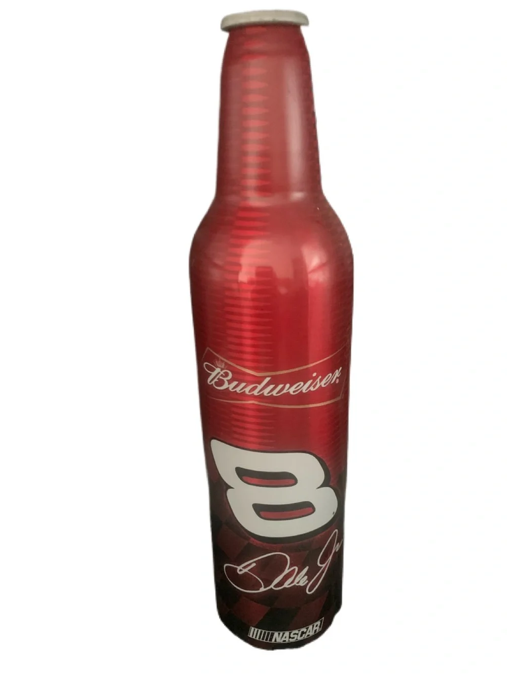 Vintage Beer Can Bud Budweiser Dale Earnhardt Jr #8 16Oz Empty Aluminum Bottle